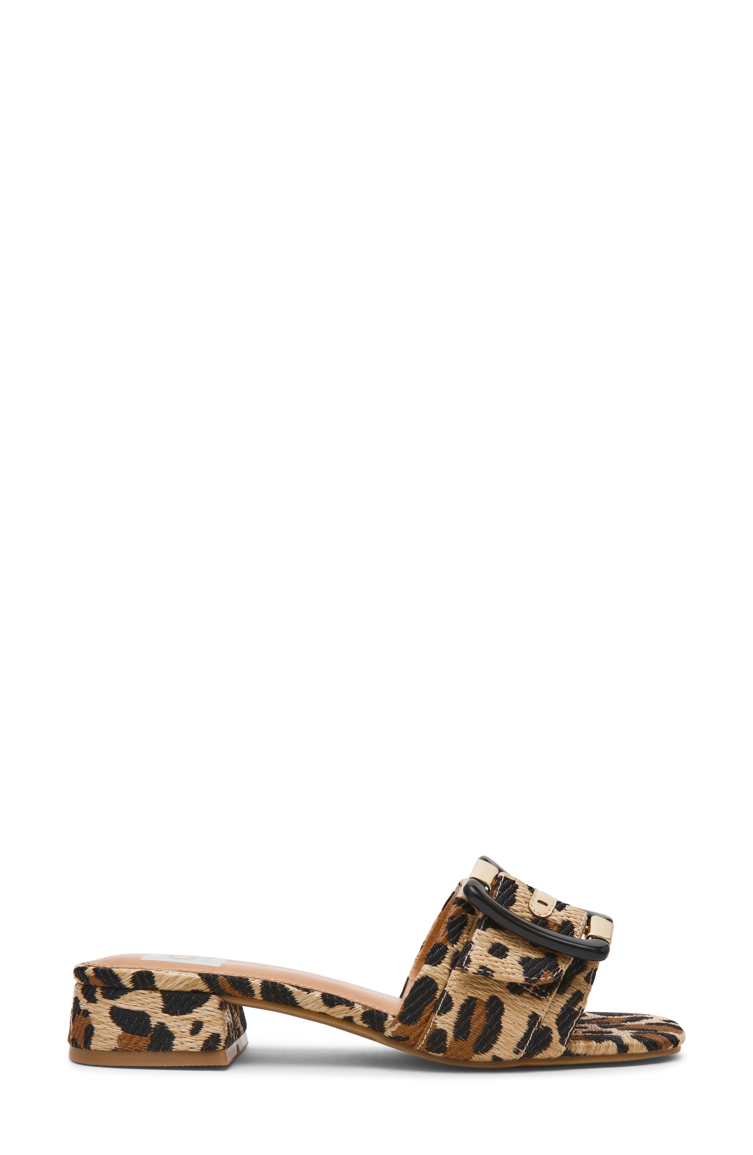 DV by Dolce Vita Neeva Woven Slide Sandal, Alternate, color, Leopard