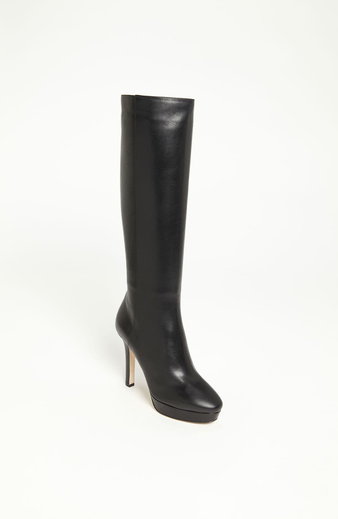 'Major' Tall Boot, Main, color, BLACK