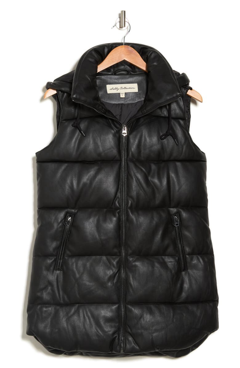 Sebby Quilted Puffer Vest, Alternate, color, Black