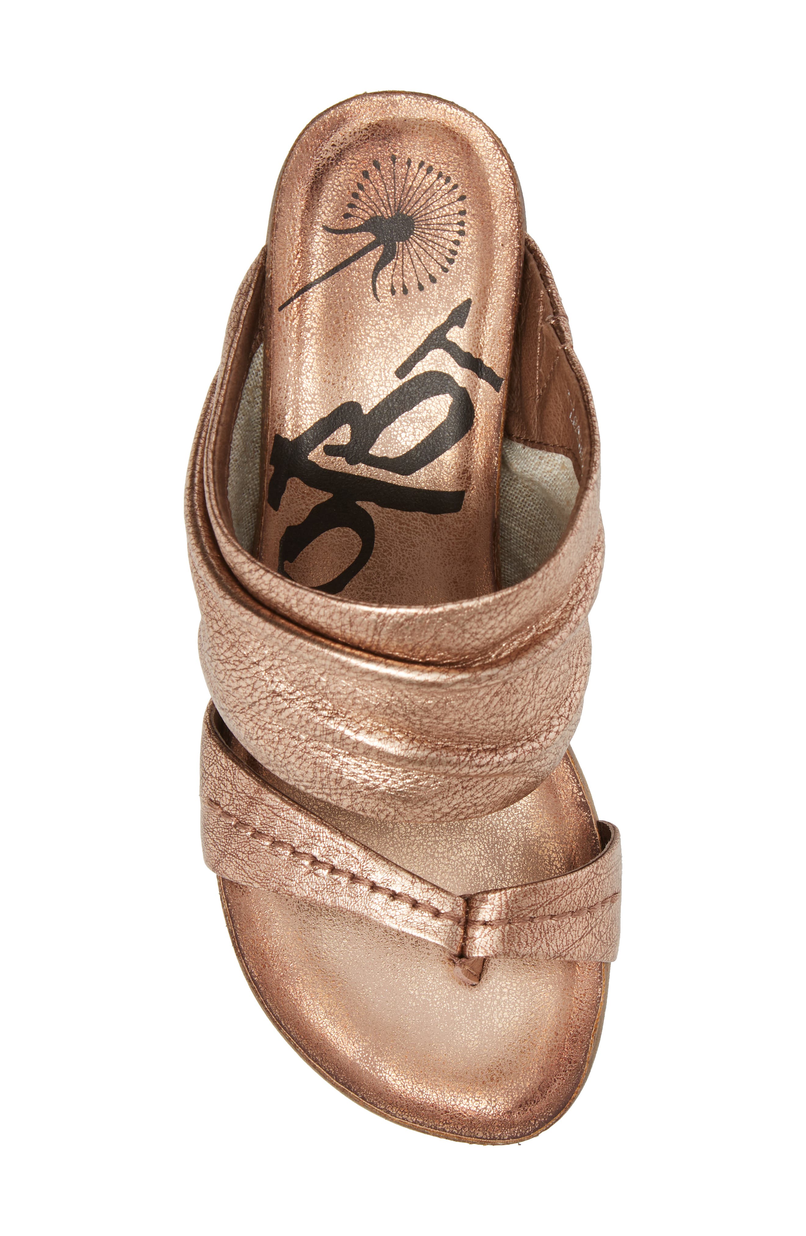 Tailgate Platform Wedge Mule, Alternate, color, COPPER LEATHER