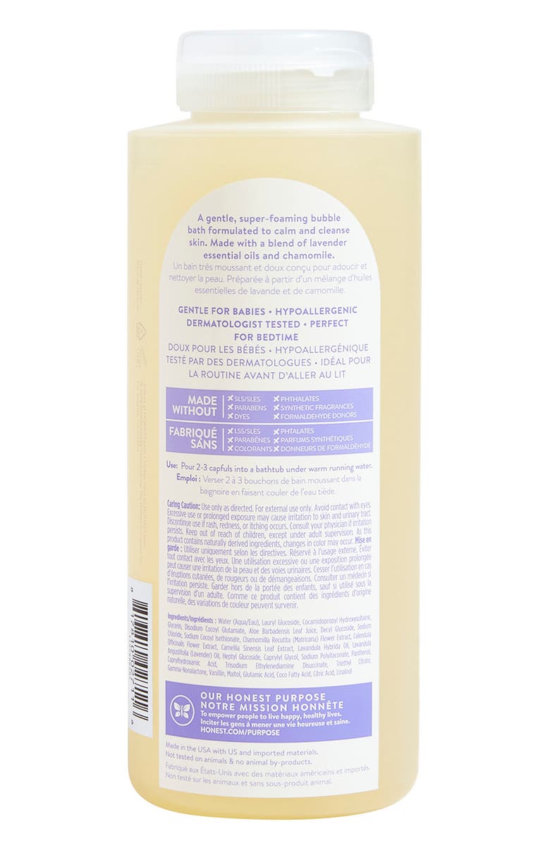 The Honest Company Lavender Bubble Bath, Alternate, color, 