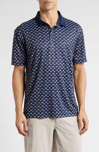 Dublin Dog Print Golf Polo