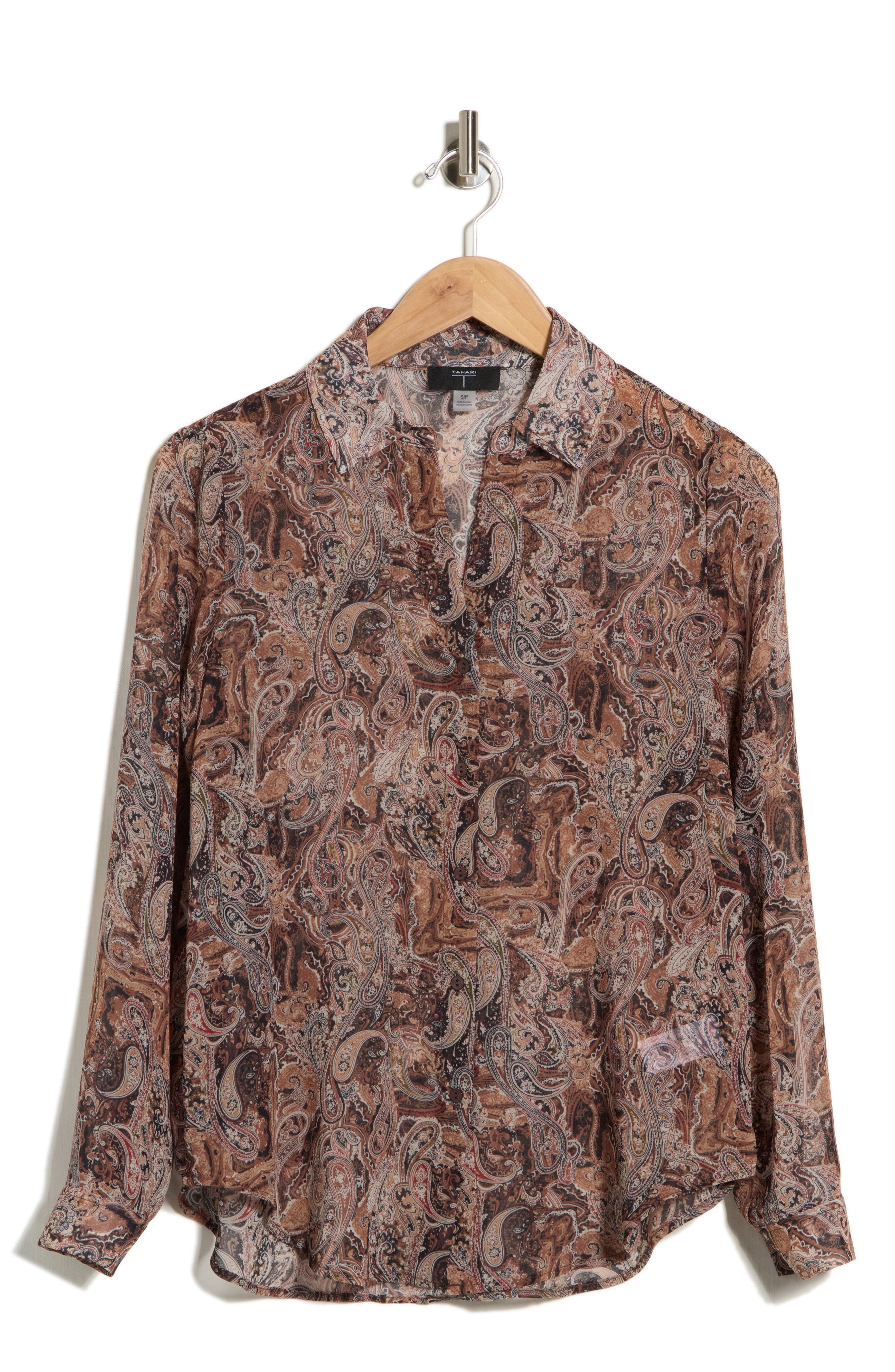 selected ALL OVER BROWN PAISLEY