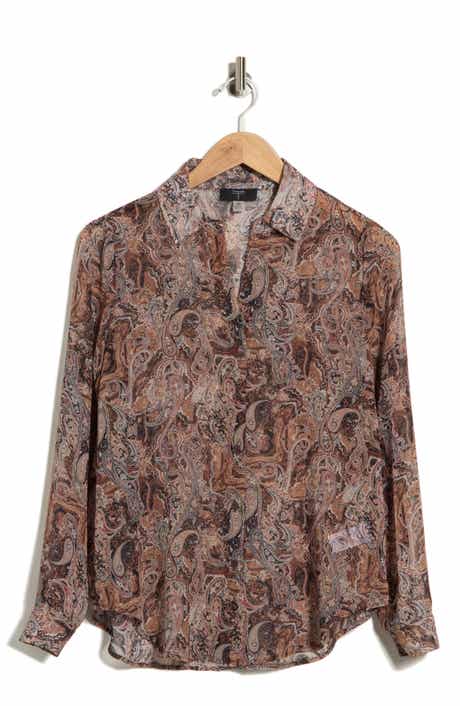 Paisley Printed Button Down Shirt