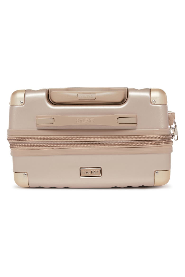 Ambeur 22-Inch Rolling Spinner Carry-On, Alternate, color, GOLD