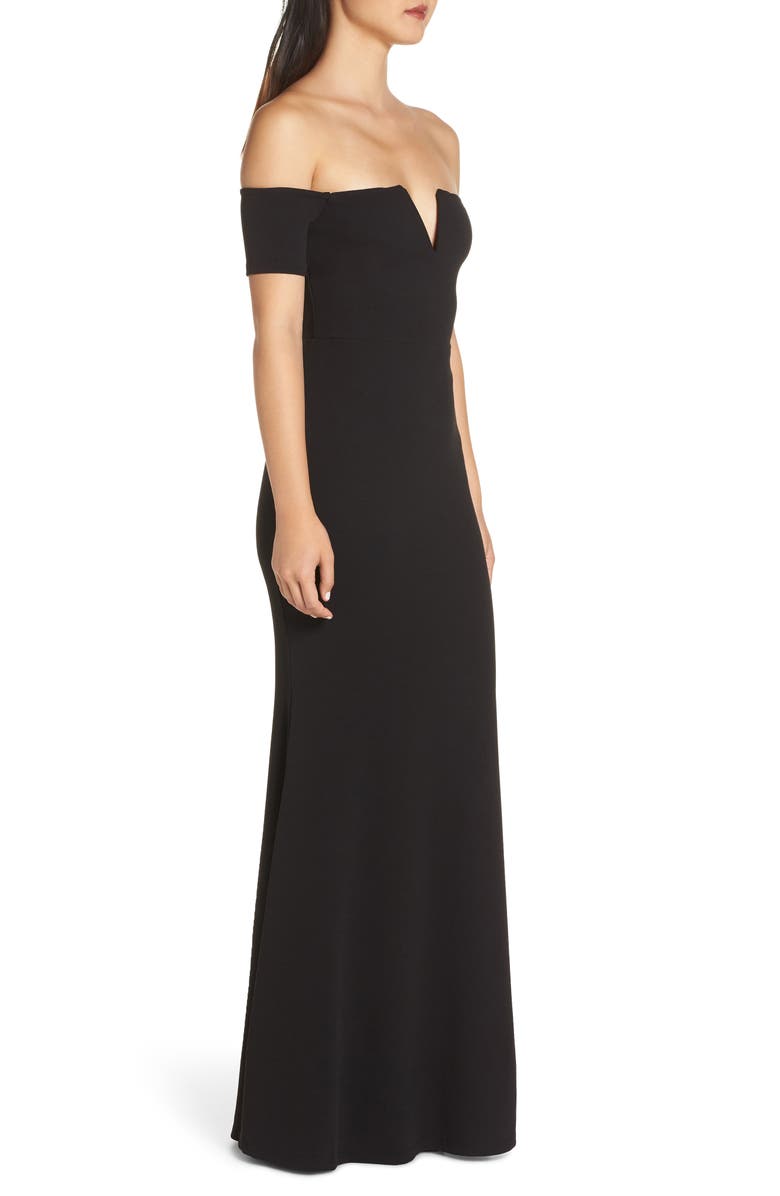 Lulus Lynne Off the Shoulder Gown, Alternate, color, 