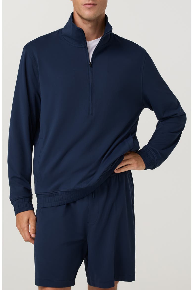 Ponto Re/Actv Half Zip Pullover, Main, color, BLUE COAST