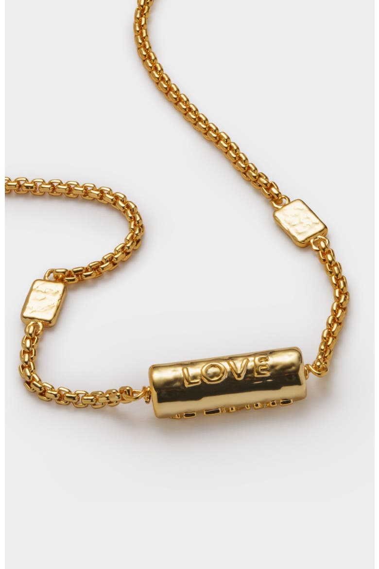 Love Language Bracelet, Alternate, color, Gold