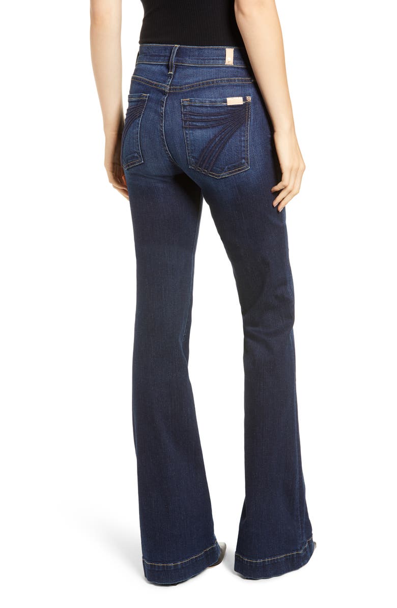 7 For All Mankind <sup>®</sup> Dojo Wide Leg Jeans, Alternate, color,