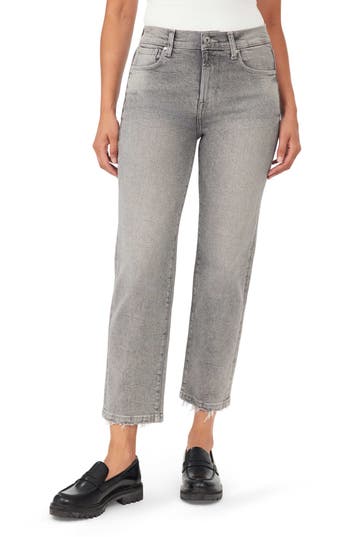 Kensie Straight Leg Jeans In Gray
