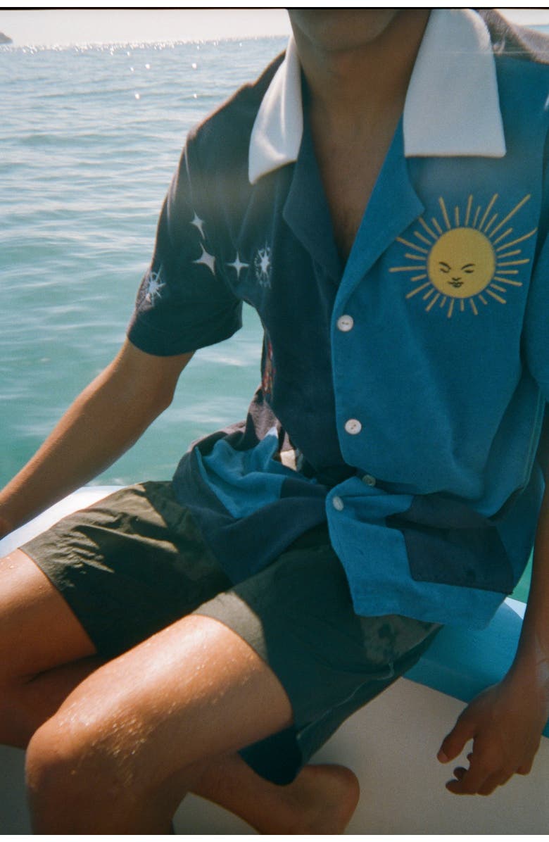 Tombolo 'Rocket Lobster' Cabana, Alternate, color, Blue