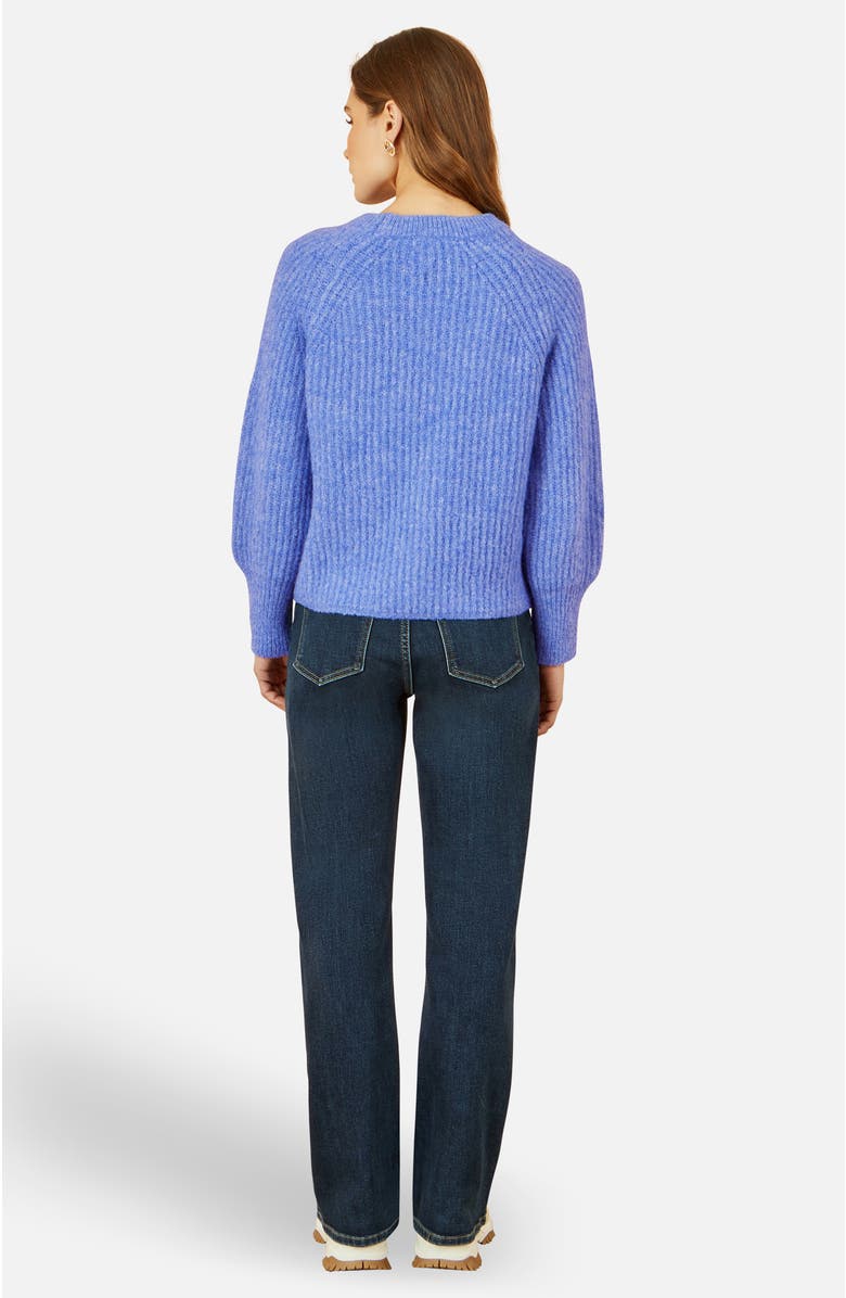 Yumi Long Sleeve Crew Neck Relaxed Fit Jumper, Alternate, color, Blue