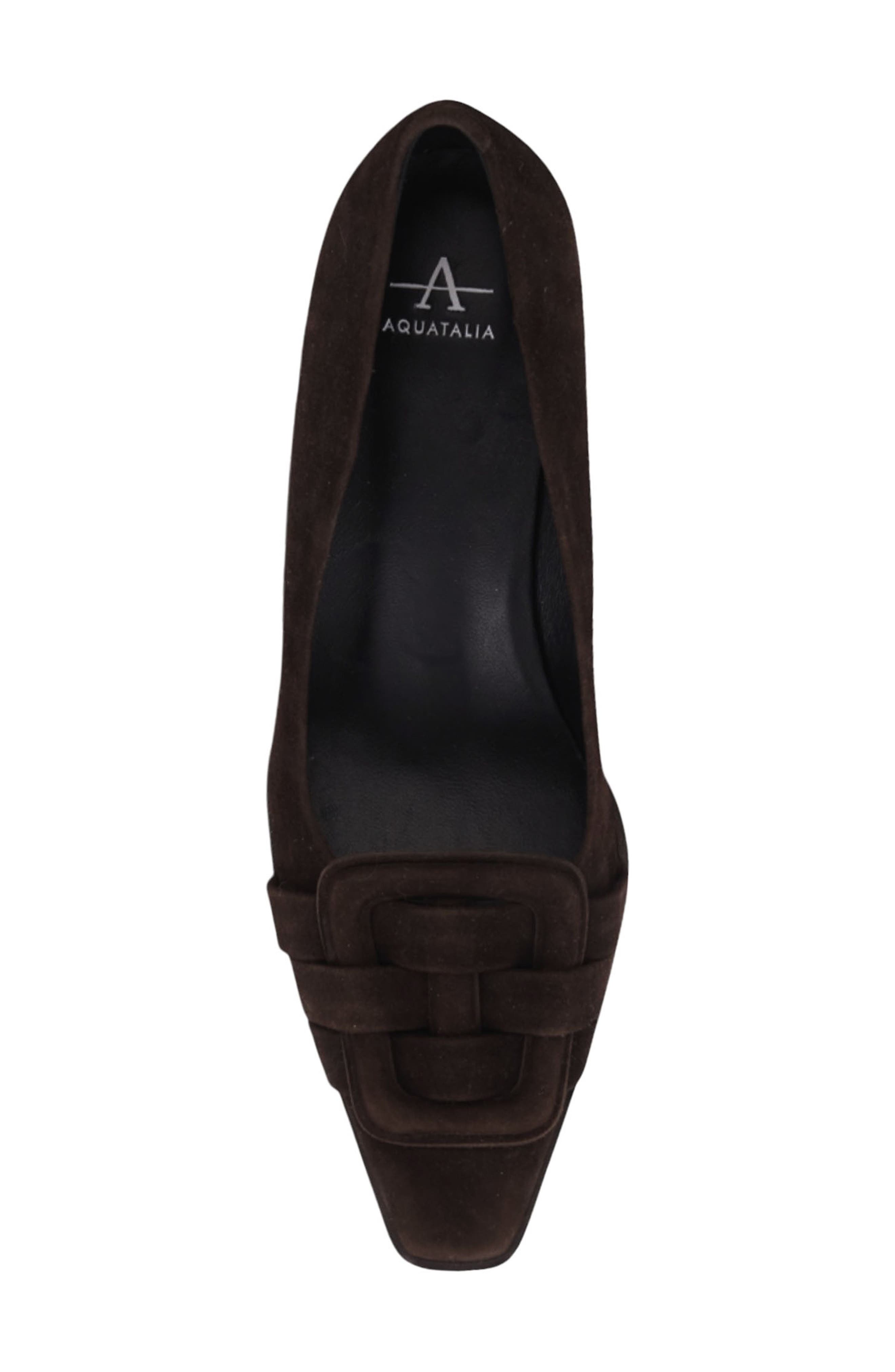 Aquatalia Aloha Pump, Alternate, color, Espresso Suede