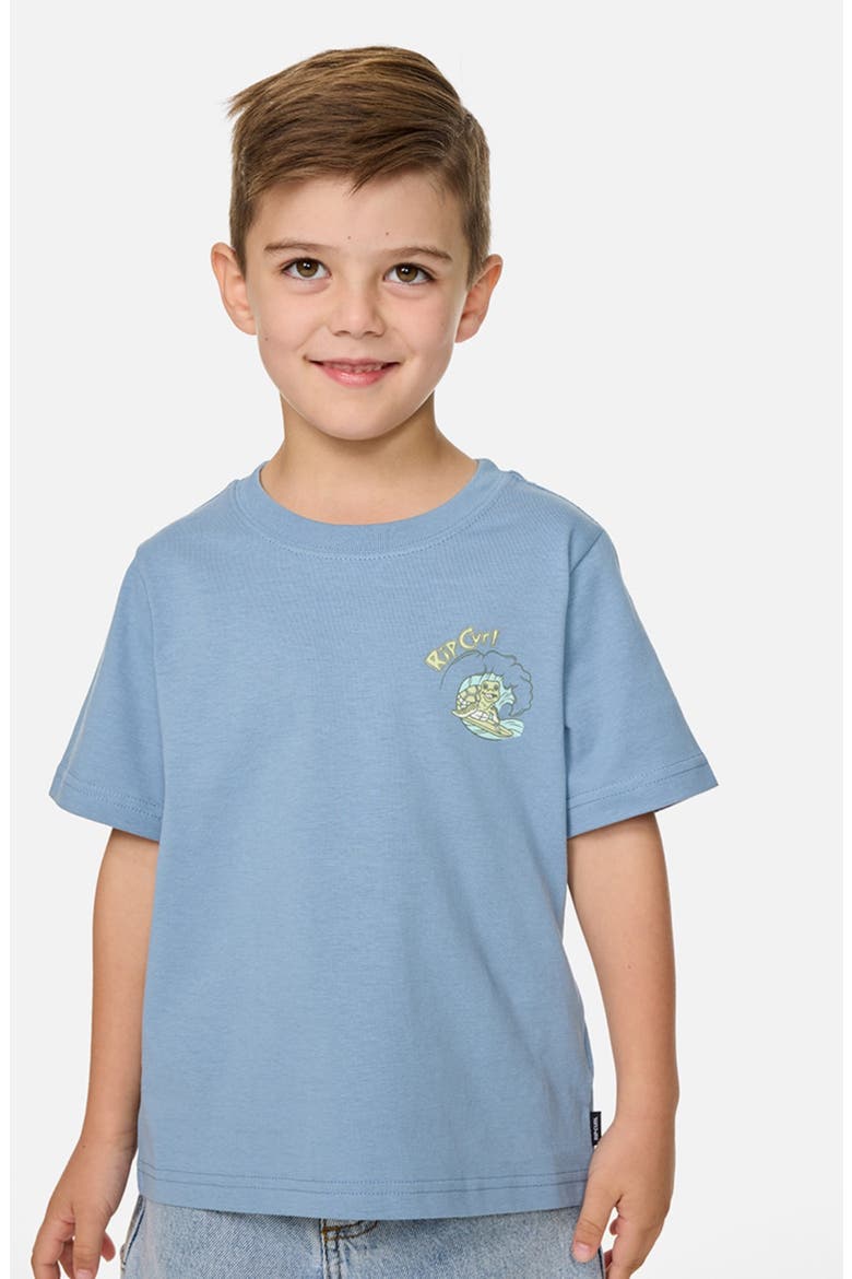 Kids' Ride the Wave Graphic T-Shirt, Alternate, color, FADED DENIM