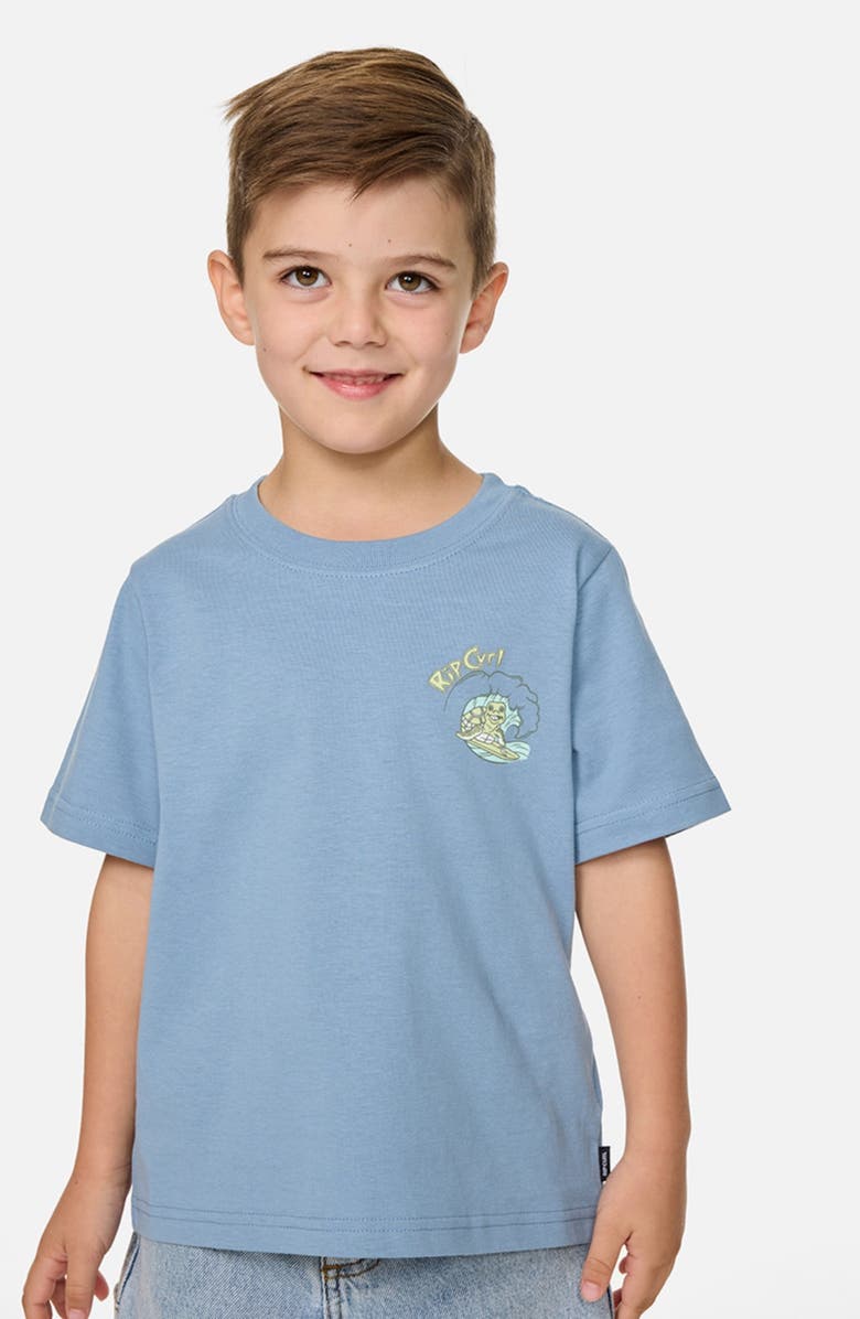 Rip Curl Kids' Ride the Wave Graphic T-Shirt, Alternate, color, Faded Denim