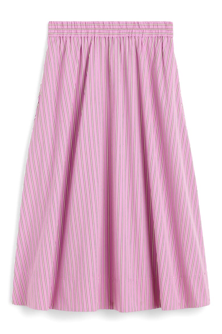 Circle Cotton Poplin Midi Skirt, Alternate, color, WARM WISTERIA