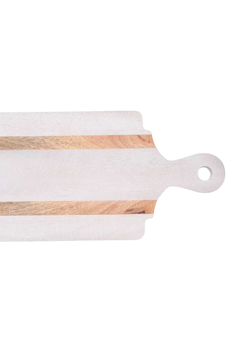 Maeve Striped Wood Board 23", Alternate, color, Brown