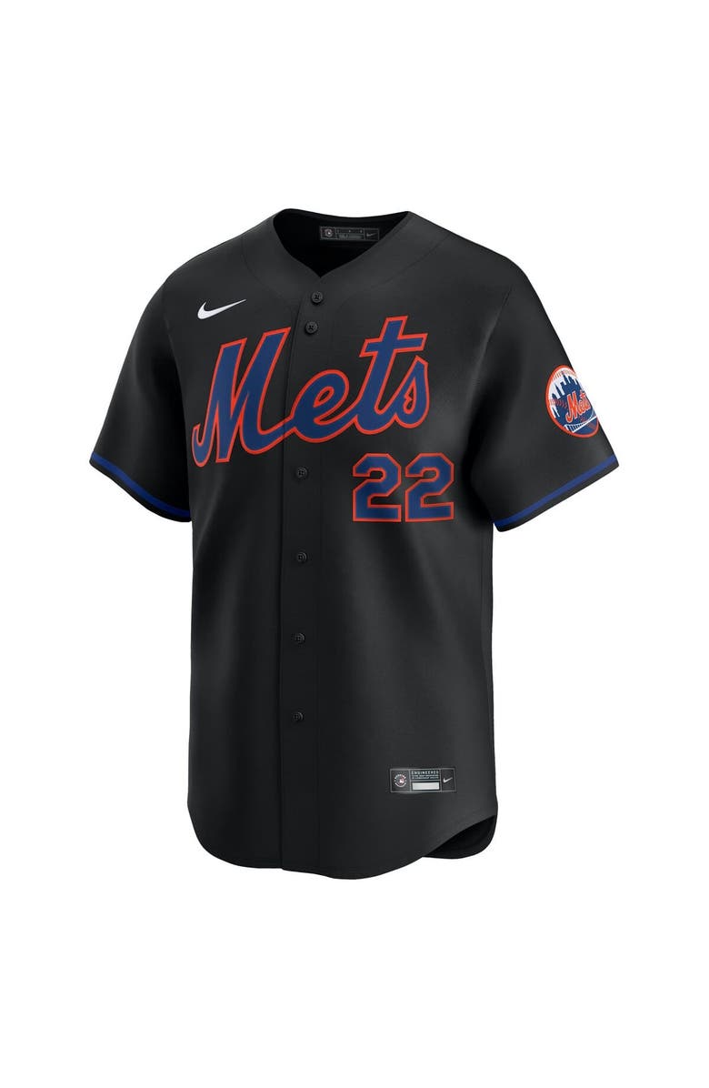 Nike Men's Nike Juan Soto Black New York Mets Alternate Limited Player Jersey, Alternate, color, Black