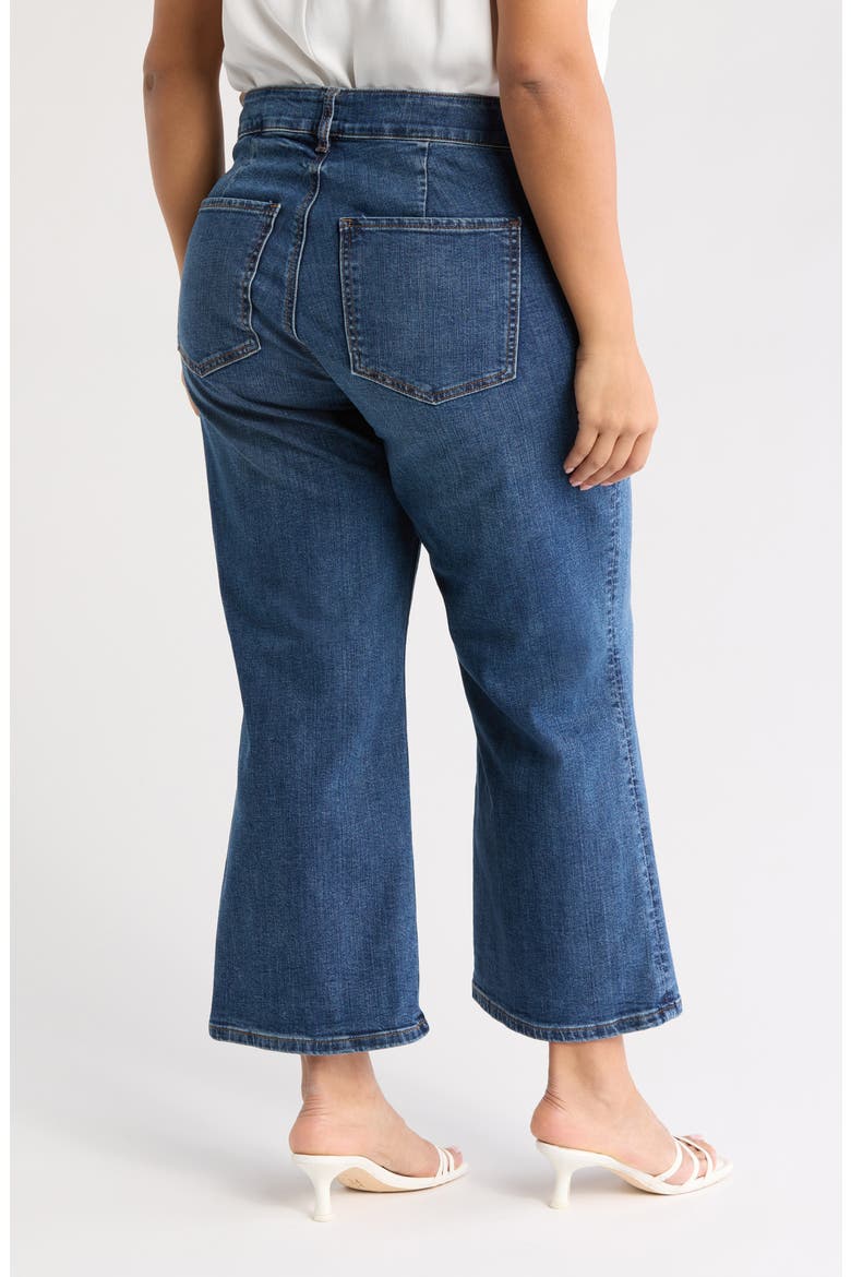 Meg Zip Pocket Ankle Wide Leg Jeans, Alternate, color, LEARNING