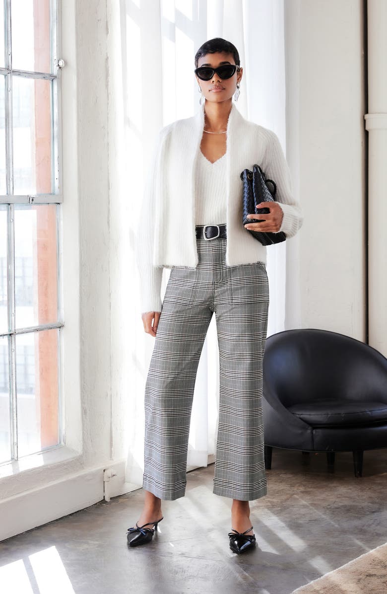 FIFTEEN TWENTY Cely Open Front Cardigan, Alternate, color, Cream