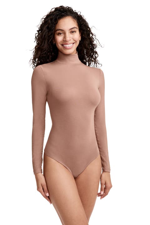 Women's Supersoft Mock Neck Bodysuit