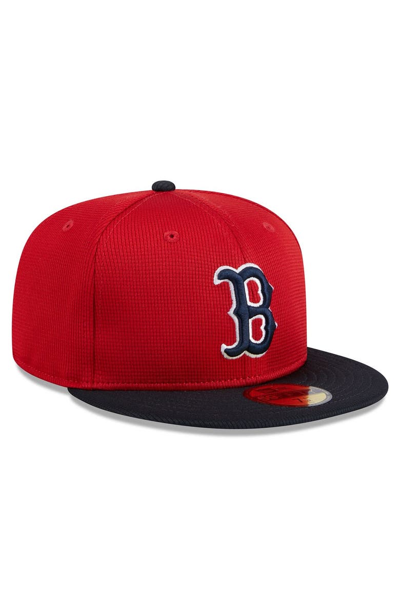 New Era Men's New Era  Red Boston Red Sox 2024 Batting Practice 59FIFTY Fitted Hat, Alternate, color, 