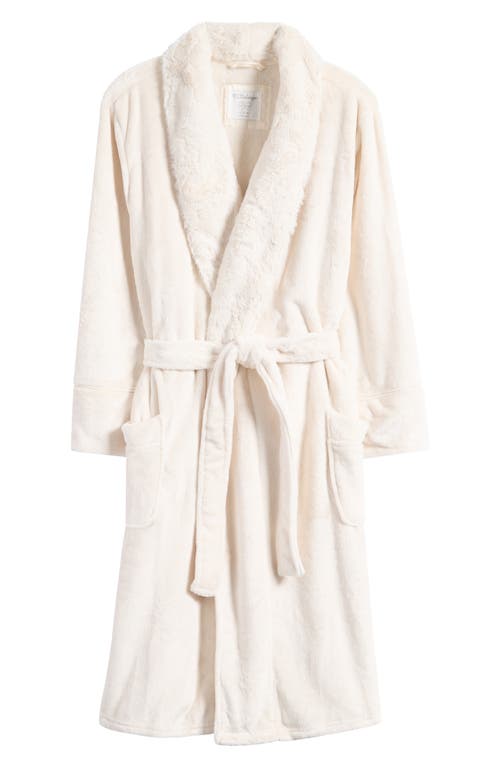 Pj Salvage Plush Brushed Robe In White