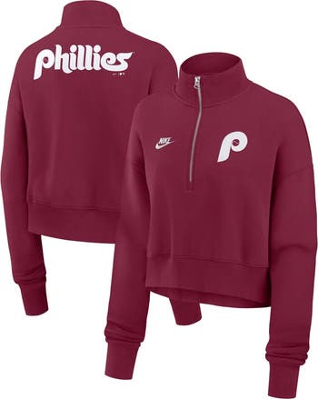 PHEENY/ATHLETIC FLEECE HALF ZIP P/O(OATMEAL)