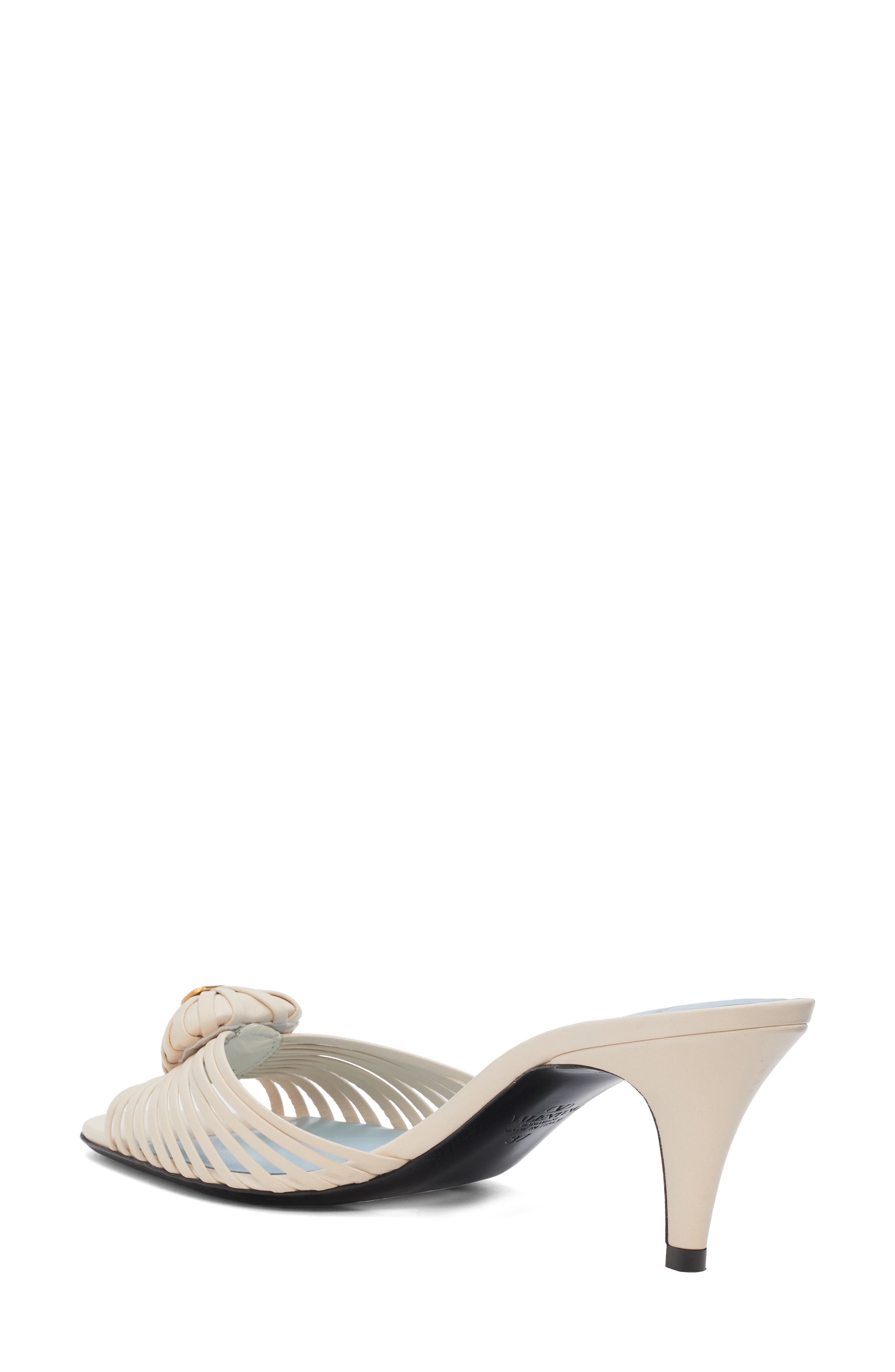 Valentino Garavani Royal Slide Sandal, Alternate, color, Butter White