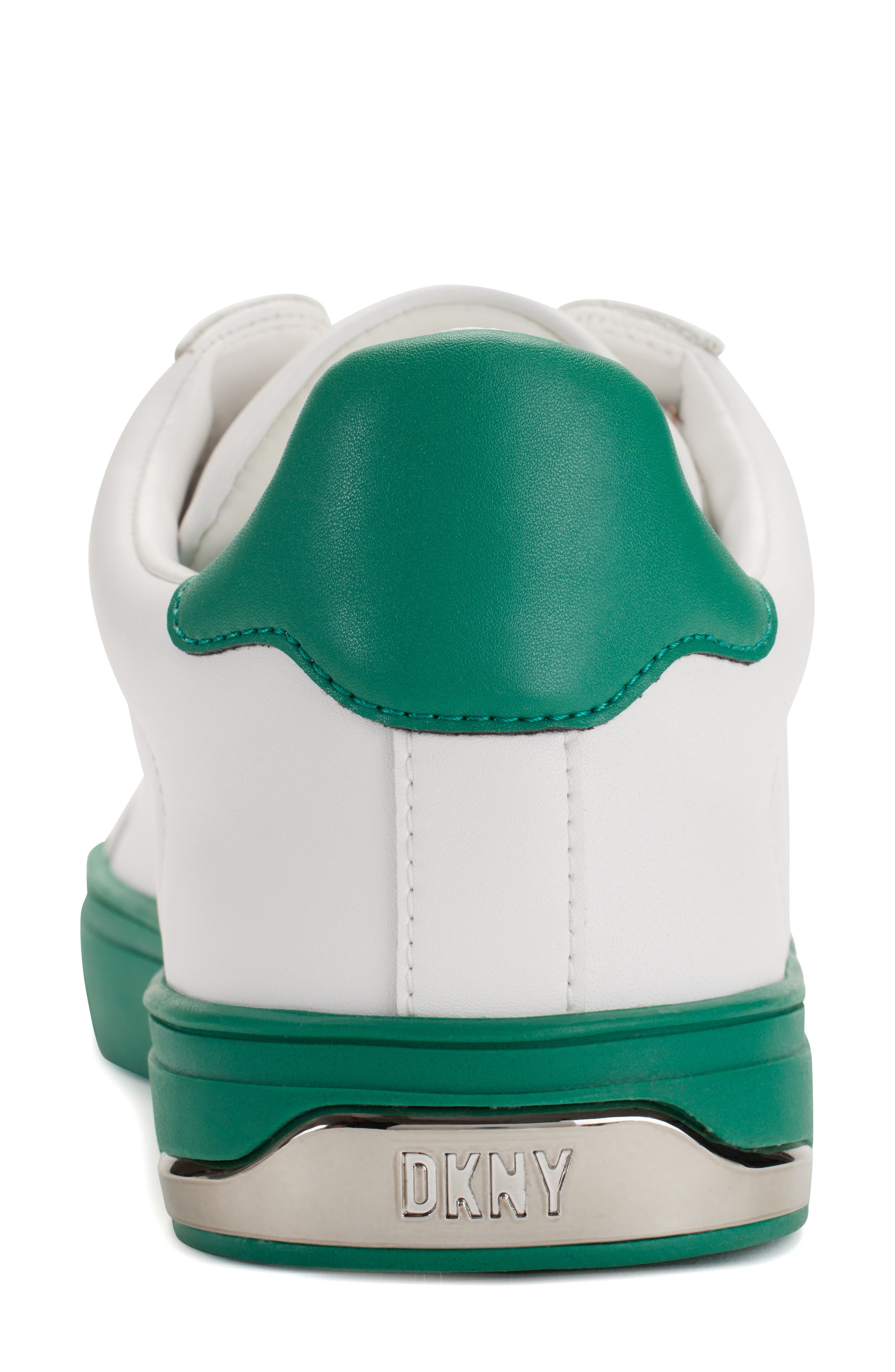 Logo Embossed Sneaker, Alternate, color, WHITE/ GREEN