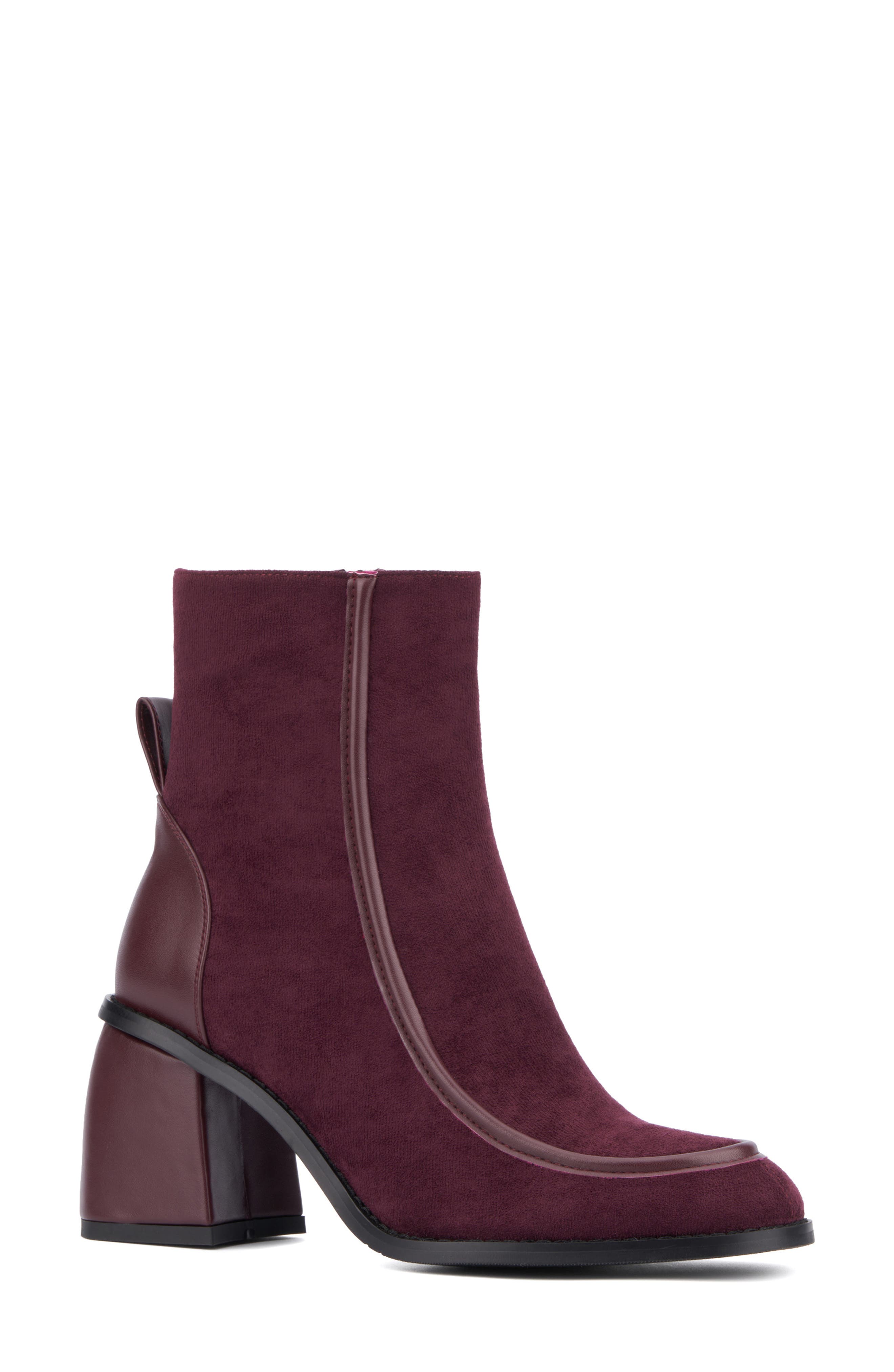 Rashida Moc Toe Boot, Main, color, BURGUNDY