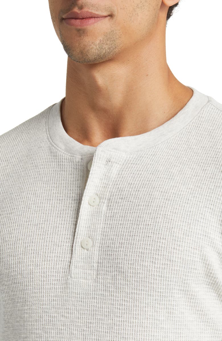 Faherty Surplus Long Sleeve Organic Cotton Waffle Henley, Alternate, color, 
