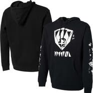 NBA X Naturel Men's NBA x Naturel Black Brooklyn Nets No Caller ID Pullover Hoodie
