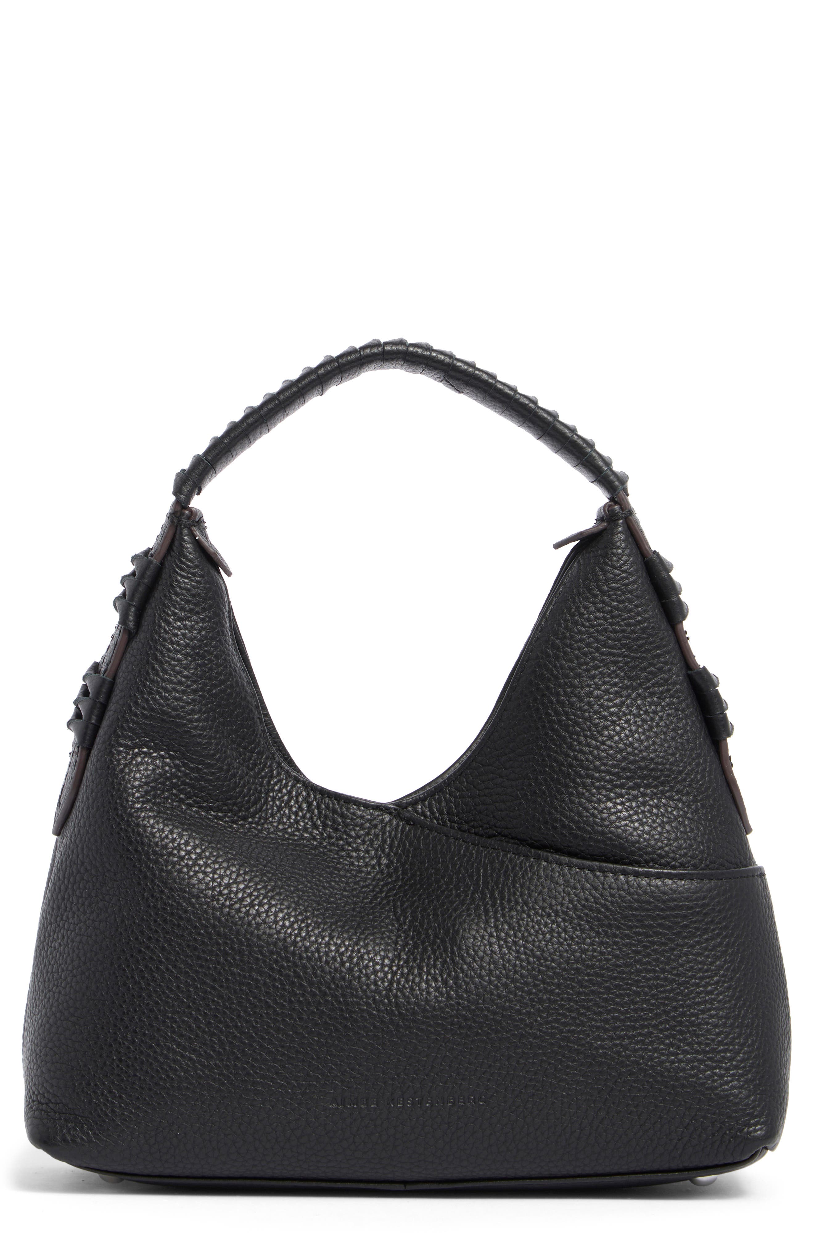 AIMEE Stardust Leather Shoulder Bag, Main, color, 