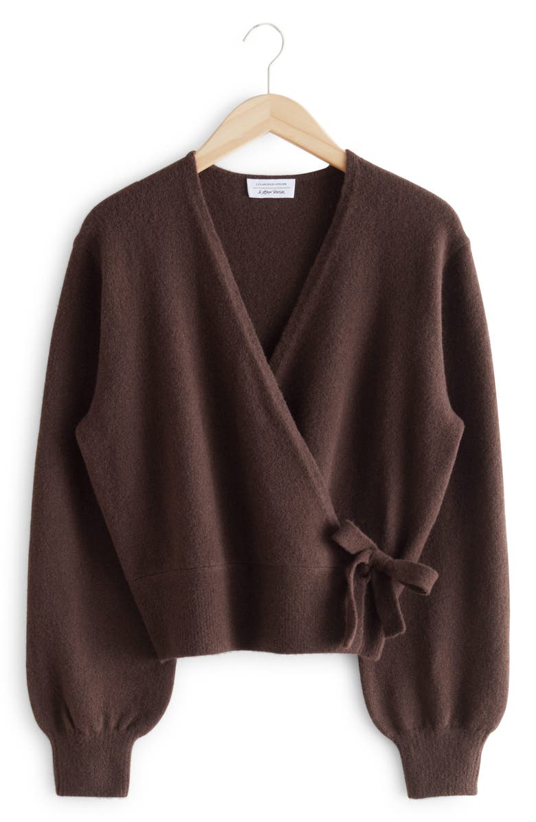 & Other Stories Wrap Sweater, Alternate, color, 