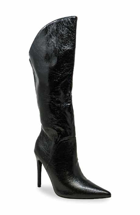 CHASE AND CHLOE Adonis Asymmetric Stiletto Boot