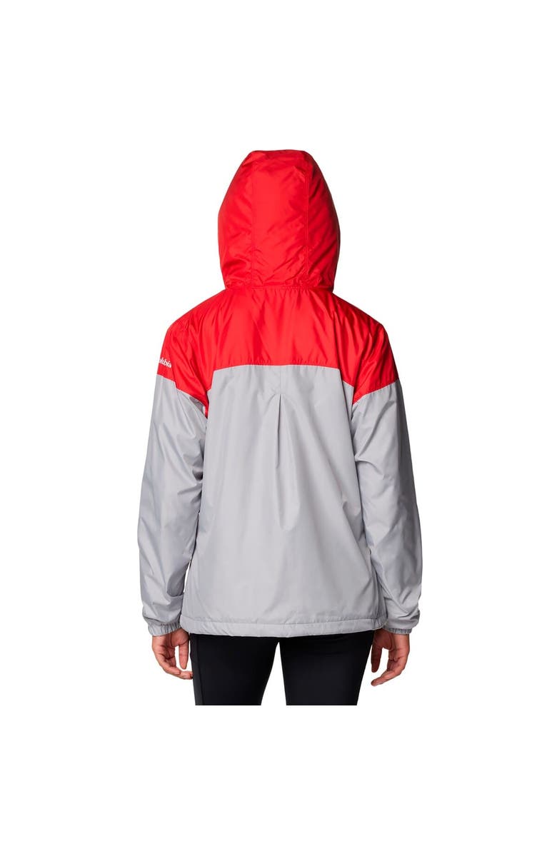 Columbia Women's Columbia Scarlet/Gray Ohio State Buckeyes Flash Forward Full-Zip Hoodie Windbreaker Jacket, Alternate, color, 