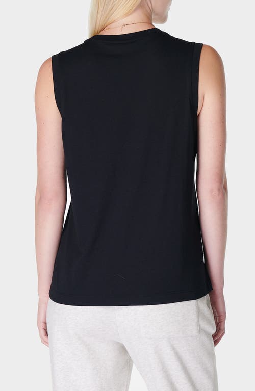 Sweaty Betty Essential Sleeveless T-shirt In Black