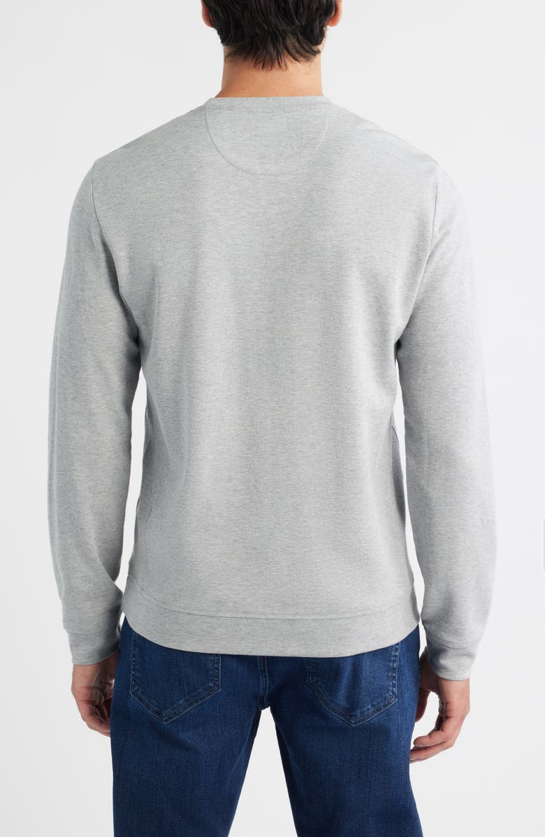 johnnie-O Stones Crewneck Sweatshirt, Alternate, color, Light Gray