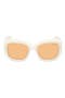  Ivory/ Gold / Orange Lenses