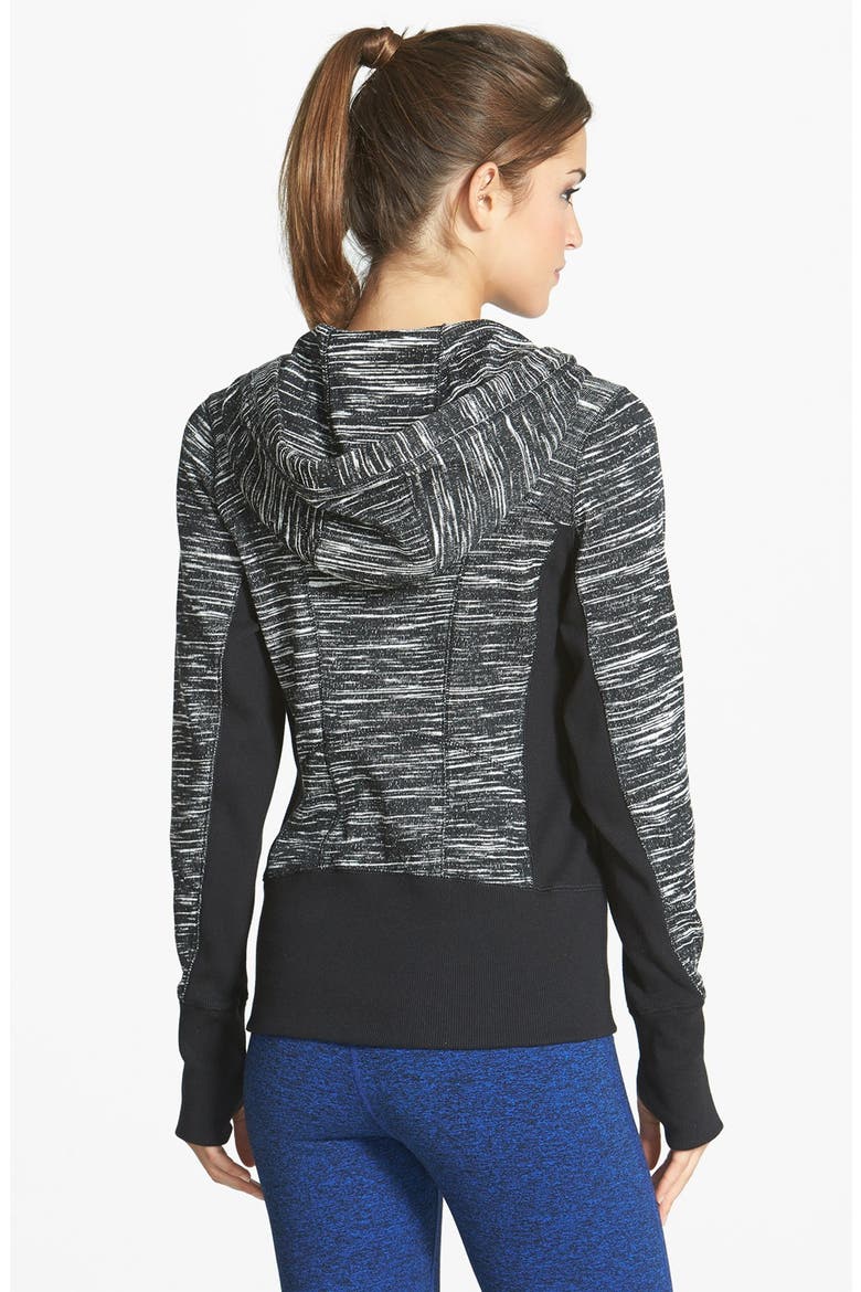 'Pretty' Hoodie, Alternate, color, BLACK