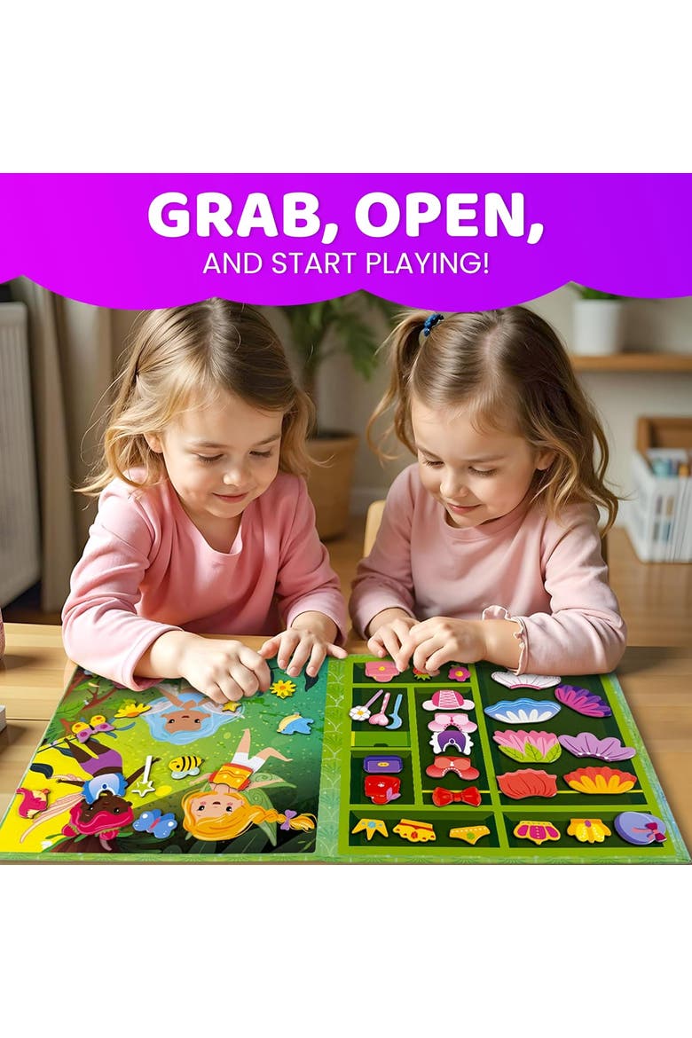 Magnetic Educational Kids Dress-Up Dolls, Alternate, color, Fairytale