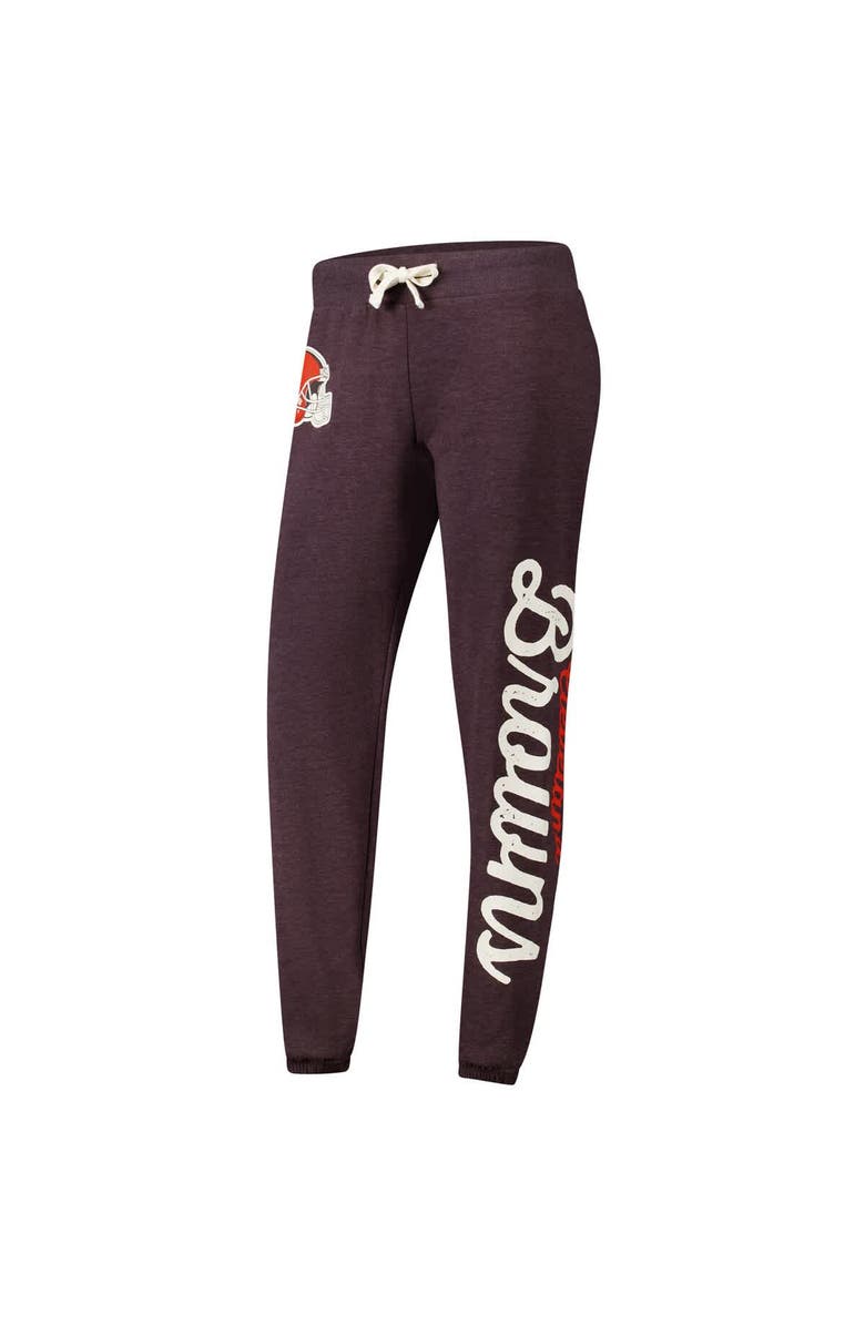 G-III 4HER BY CARL BANKS Women's G-III 4Her by Carl Banks Brown Cleveland Browns Scrimmage Fleece Pants, Alternate, color, Brown