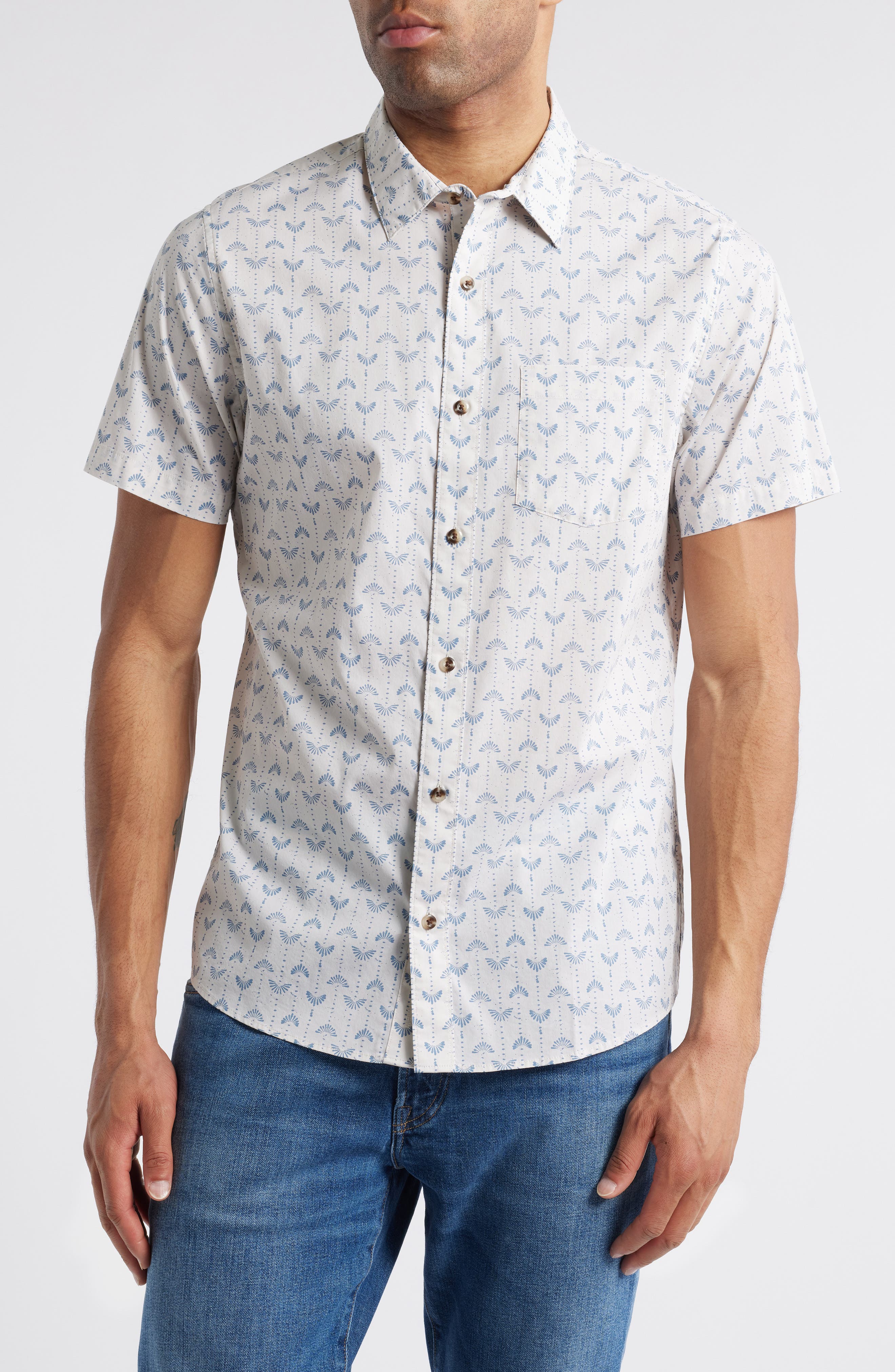 Clockwise Short Sleeve Button-Up Shirt