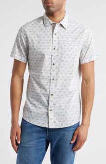 TravisMathew Clockwise Short Sleeve Button-Up Shirt