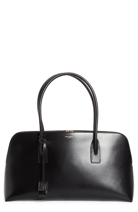 Large Sac de Jour Leather Bowling Bag