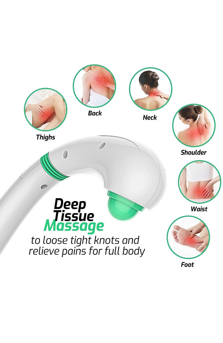 PURSONIC Portable Handheld Massager, Alternate, color, White