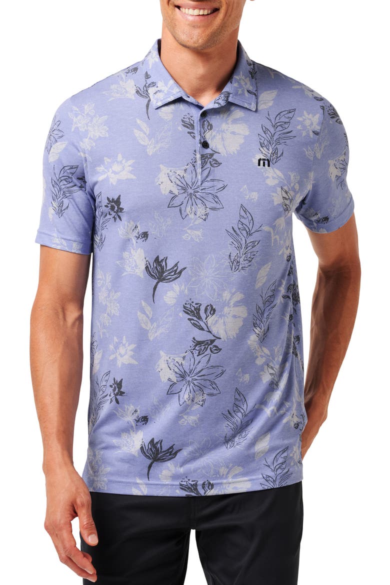 Featherweight Cruise Polo, Main, color, HEATHER VIOLET STORM