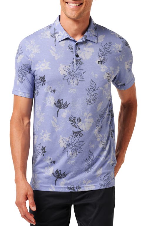 Travismathew Featherweight Cruise Polo In Heather Violet Storm