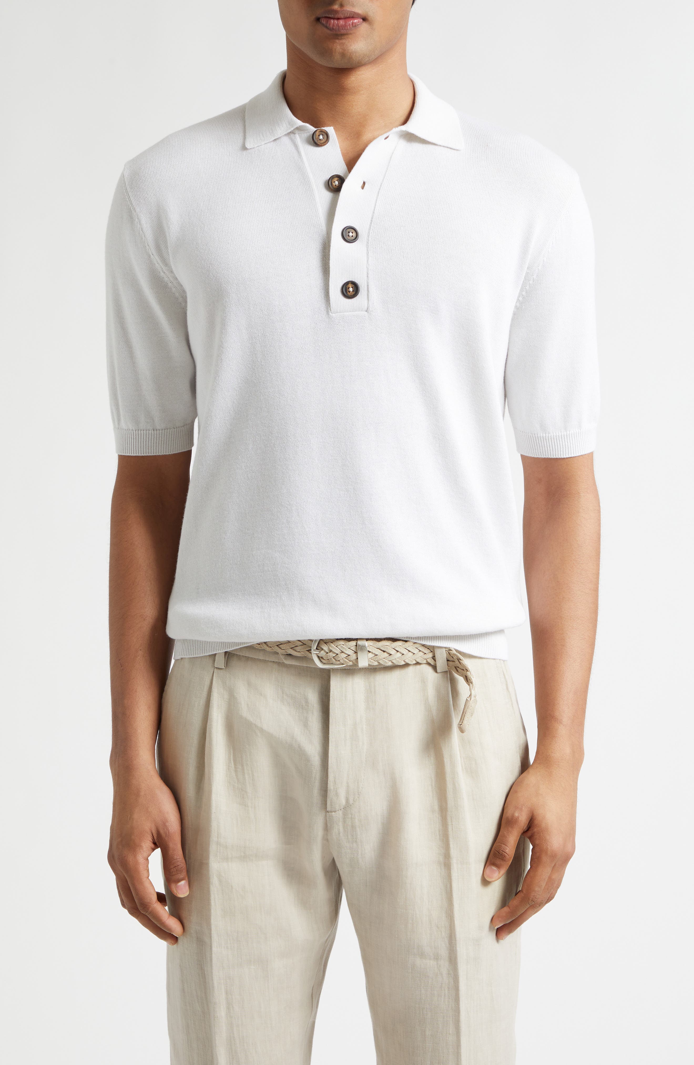 Cotton & Cashmere Polo - image 3